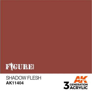 AK Interactive AK11404 Figure Series Shadow Flesh Acrylic Paint 17ml 3rd Generation